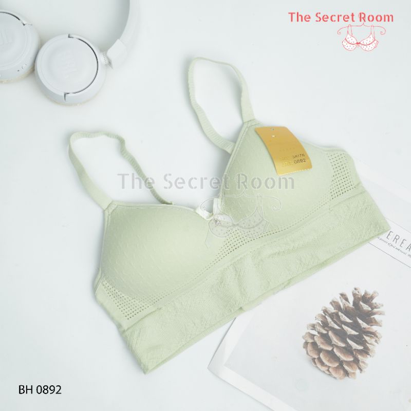 TALLY BRA KNITTED DAILY BRA 0892 I CUP AI THIN FOAM I WIRELESS I HOOK 3 I SIZE 34 - 38