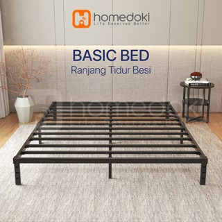 Homedoki Basicbed / Dipan Tempat Tidur / Yelena Ranjang Tidur / Divan Dipan Tempat Tidur / Kai Ranjang Besi Industrial Bed In a Box