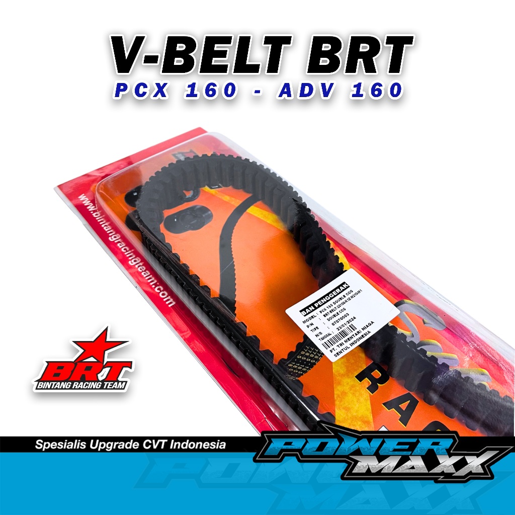 VANBELT V-BELT BRT RACING PCX 160 ADV 160 BY POWERMAXX RACING