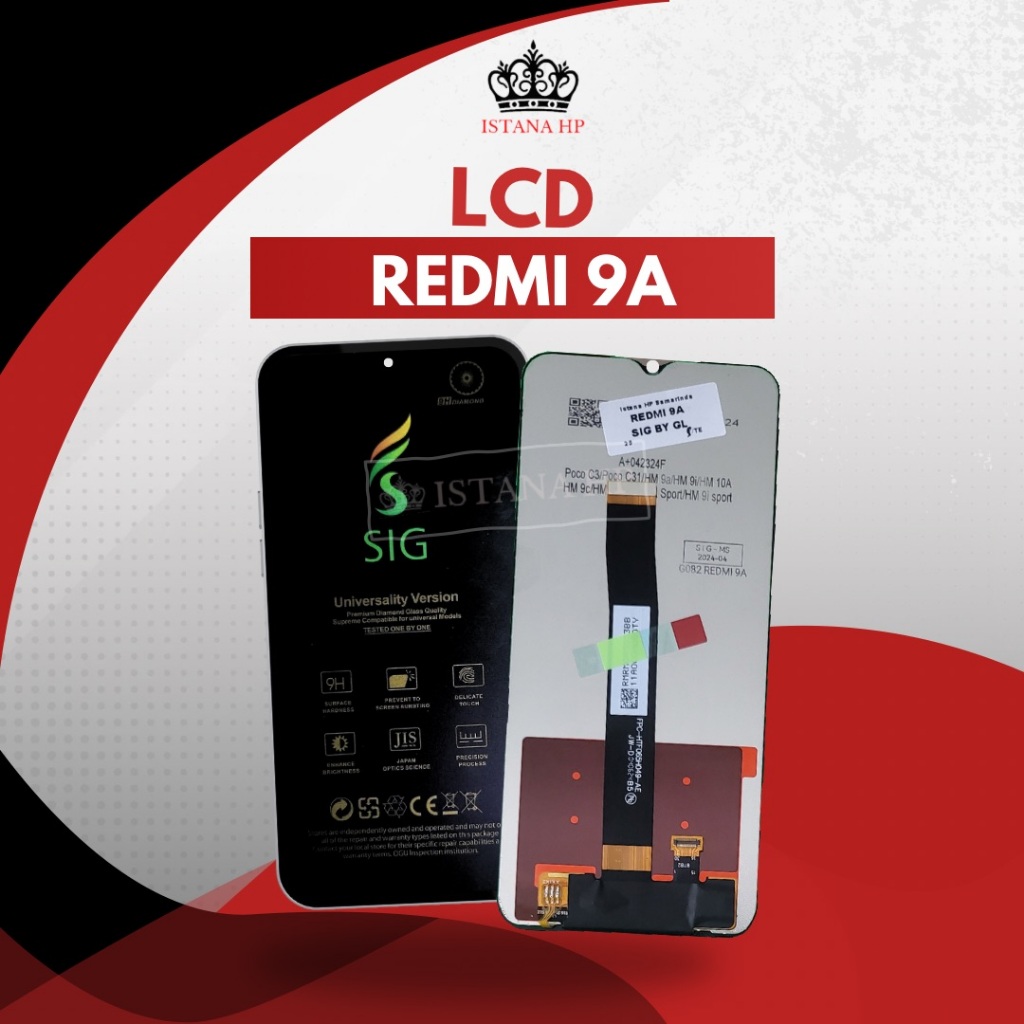 Lcd+ts XIAOMI REDMI 9A/REDMI 9C/REDMI 10A สีดํา