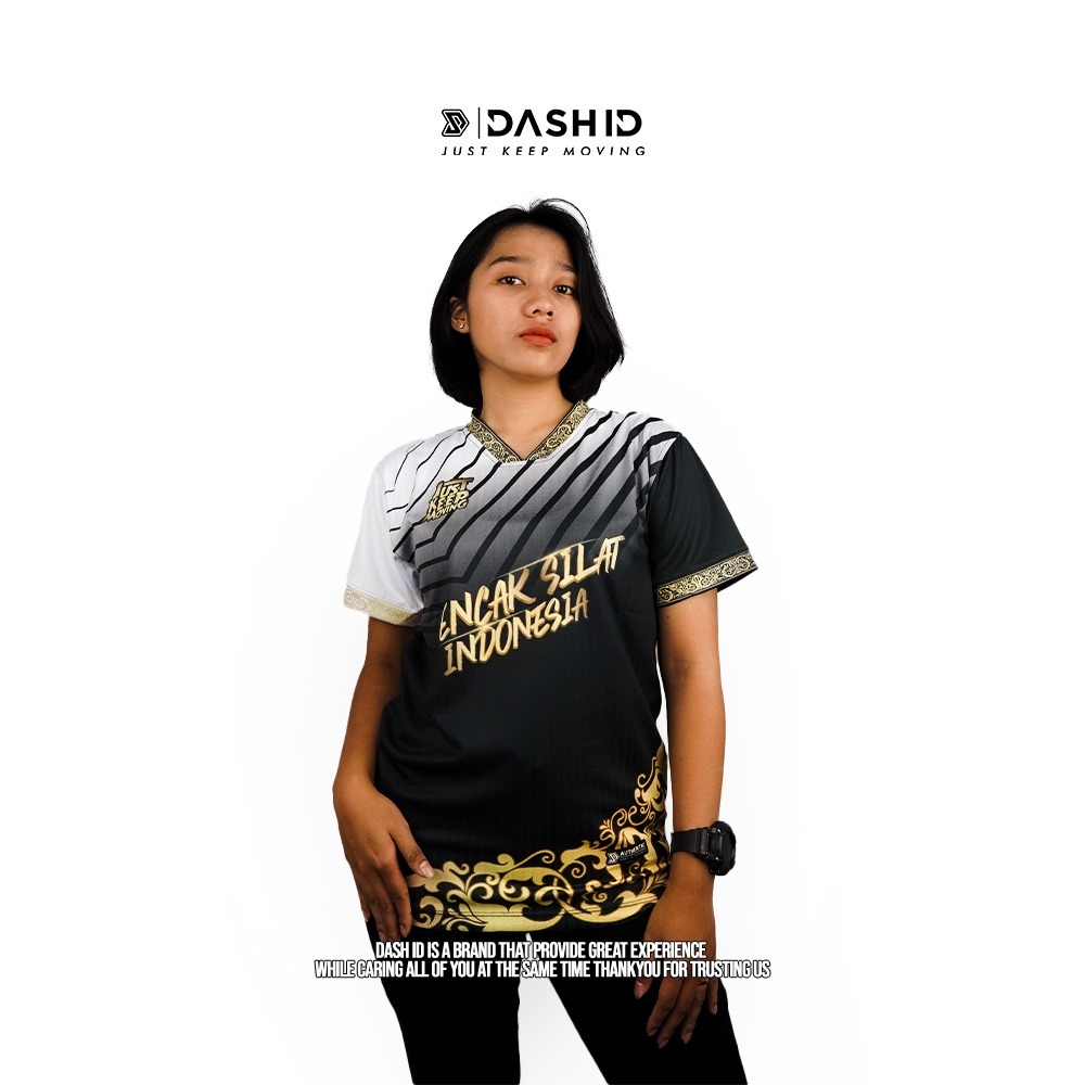 DASH ID Original Jersey - Zedge White Premium White เสื้อยืดกีฬาสําหรับทั้งชายและหญิงที่สวมใส่สบาย