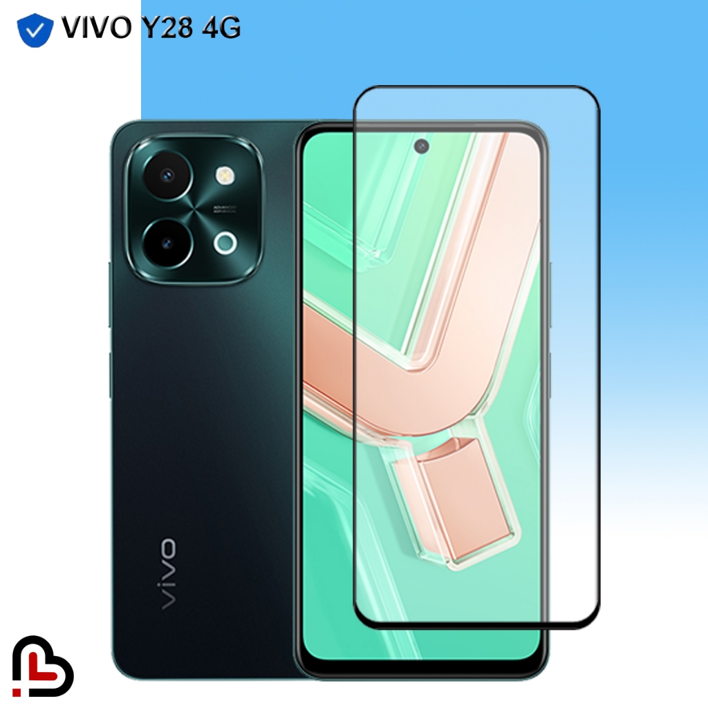 กระจกนิรภัย Vivo Y28 4G Anti-Scratch Full Cover Glass