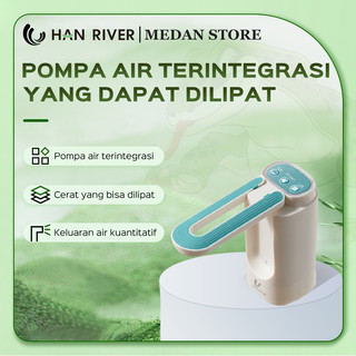 [Dikirim dari Medan]HAN RIVER Pompa Pompa Air Galon Elektrik Listrik Portable Water Elektrik USB Charger
