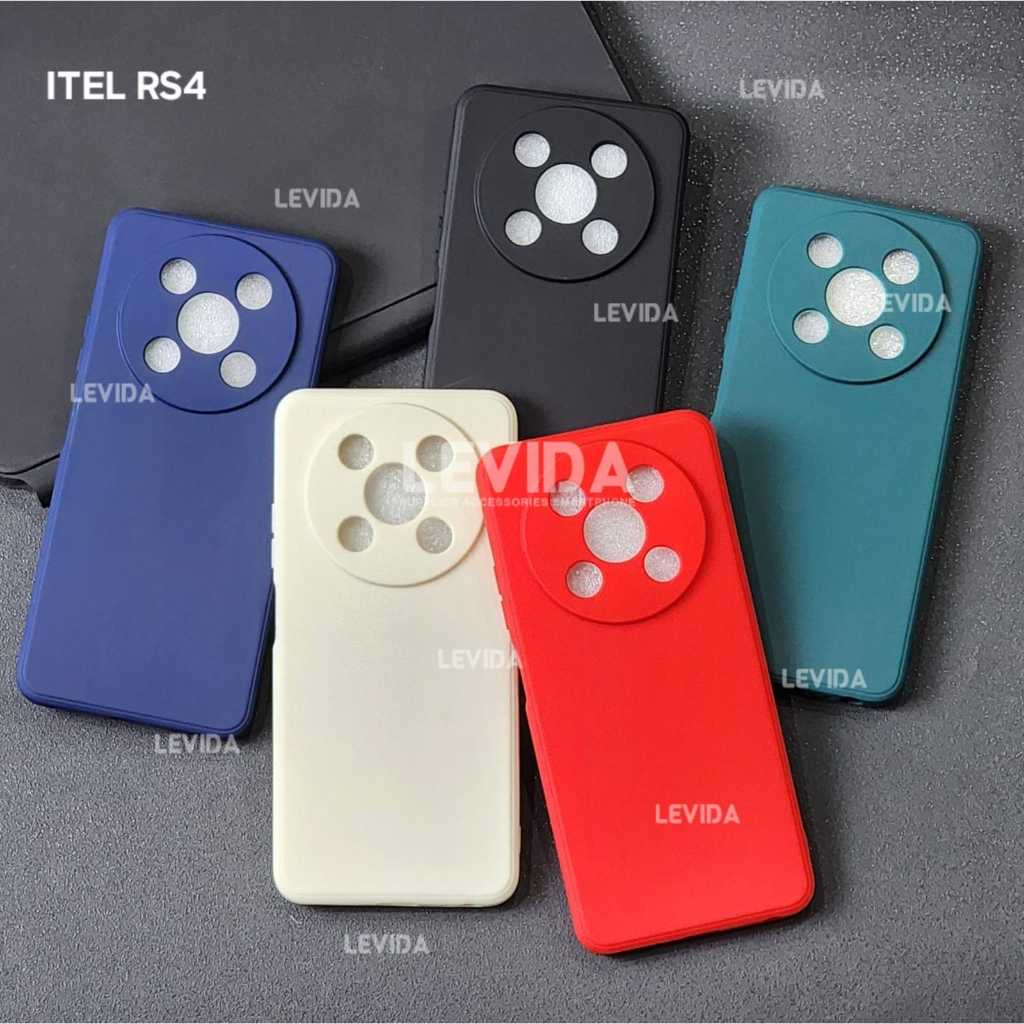 Softcase Itel RS4 Macaron Square / Case Square Edge Itel RS4