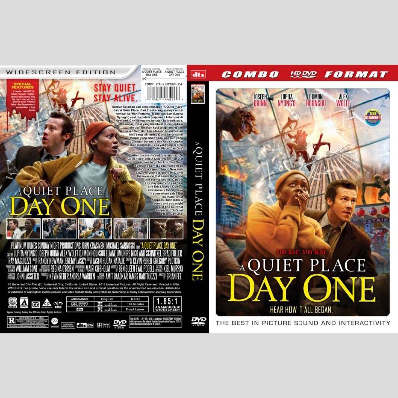 เทปคาสเซ็ทฟิล์ม A QUIET PLACE: DAY ONE (2024)
