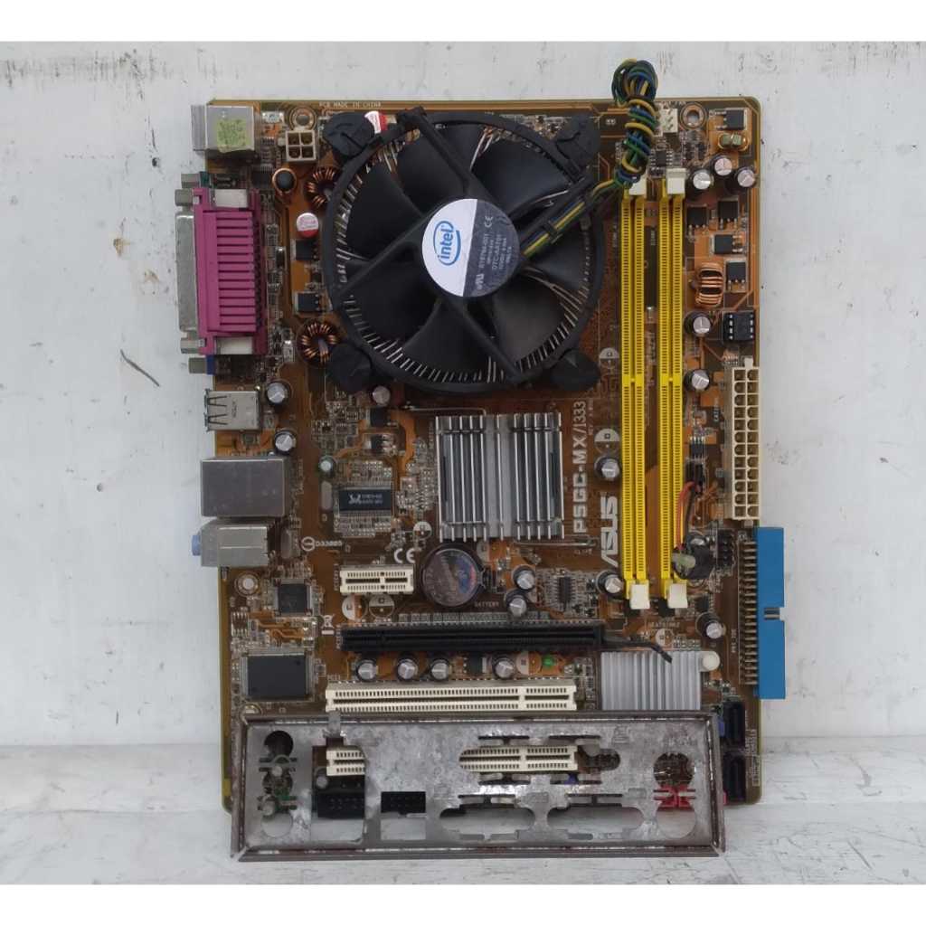 ASUS MODEL P5GC-MX/1333 เมนบอร์ด + โปรเซสเซอร์ duo 4500 core ลบ usb ไม่ได้