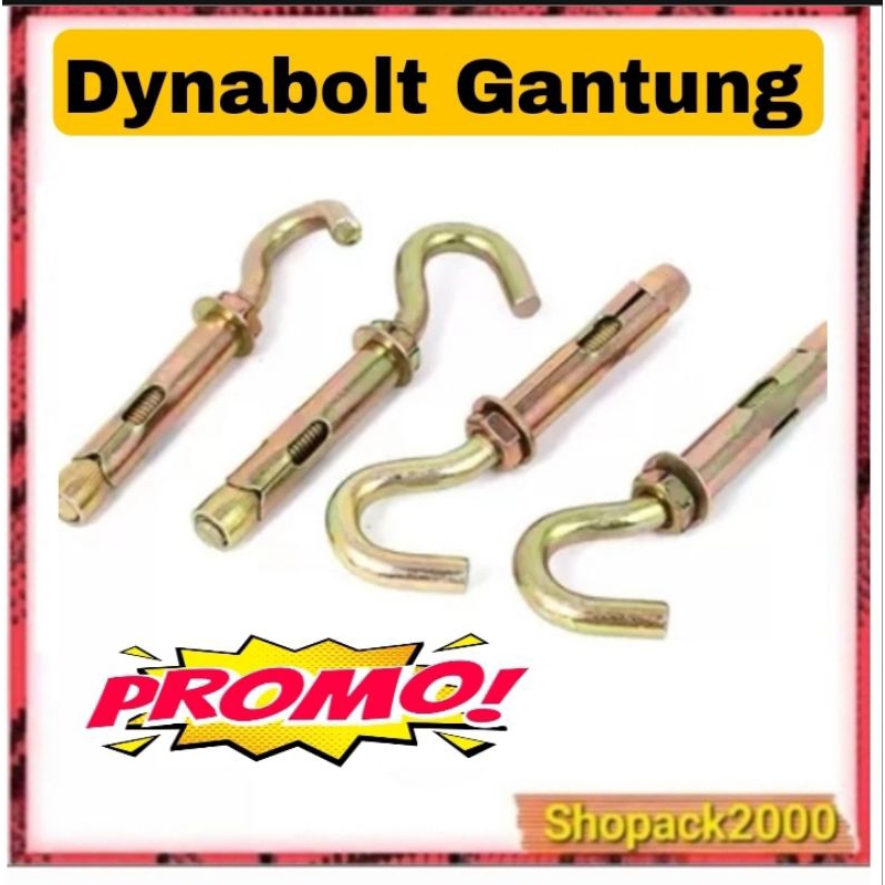 Dynabolt Hanging / Hook Dynabolt / Hook Accor Dynabolt - 8 X 60