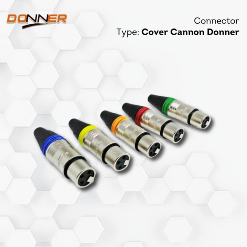 ฝาครอบ Canon Donner / ฝาครอบผู้หญิง Canon XLR / DONNER / Canon Female / แจ็คฝาครอบ Canon Donner