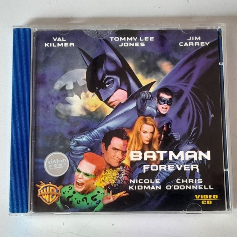 Vcd Batman Forever Val Kilder (1995) 2 แผ่น ORIGINAL Vision VideoCD