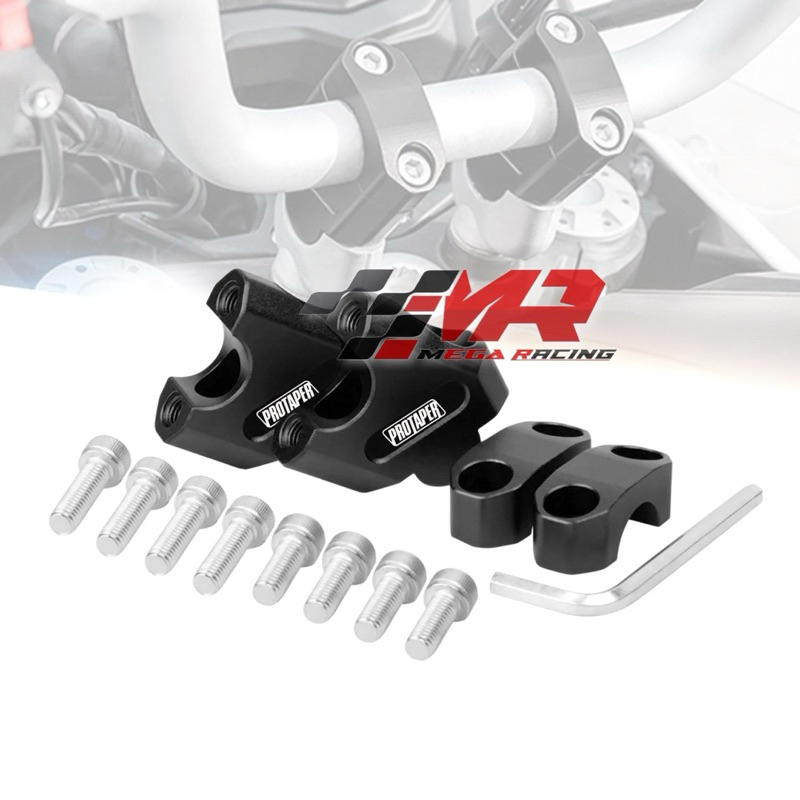 Pro Taper Handlebar Raiser Back Full Cnc Universal Handlebar Back รถจักรยานยนต์ทั้งหมดสามารถ Vixion Tiger Rx King Mega Pro Mx Etc