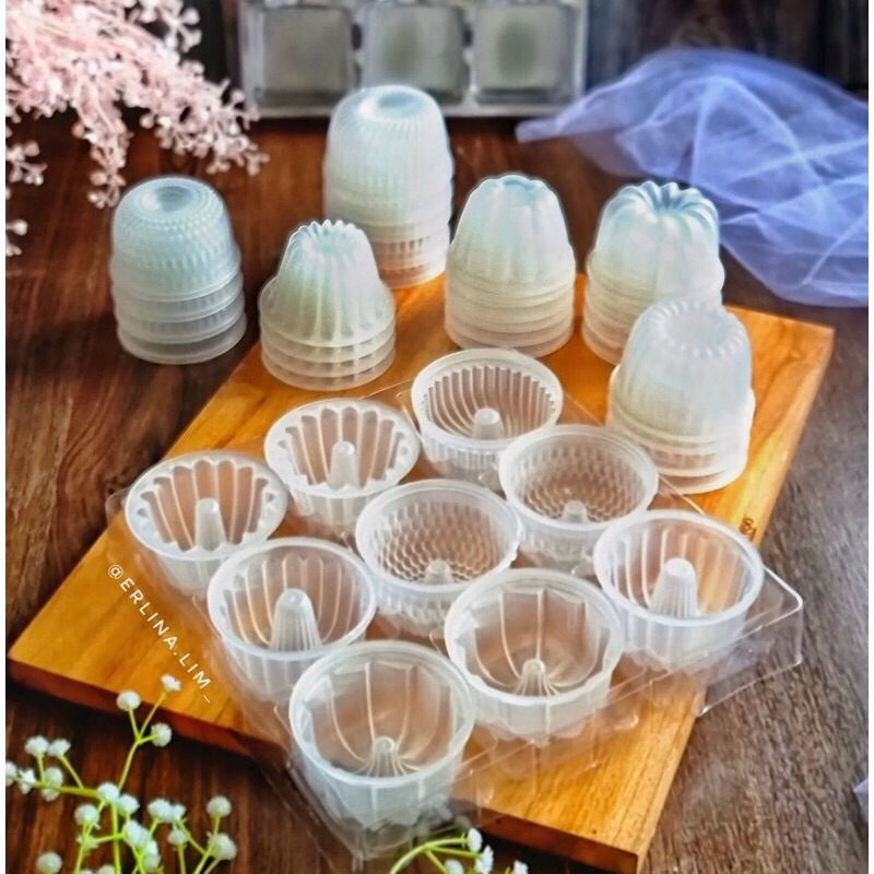 แม่พิมพ์พุดดิ้งขนาดเล็ก 14 ชิ้น ผสม | พลาสติกซิลิโคน Mica Jelly Pudding Agar Ager Pudding Pan ราคา ถูกที่สุด ดีลบีเคเค แกลเลอรีภาพที่ 7