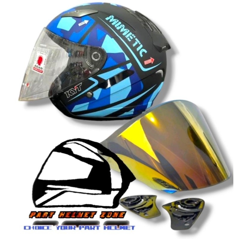 (TM1) KYT Mimic Helmet Lenses ทุกรังไข่ || KYT DJmaru Metic DJ maru maxi Hellcat Open Venom Helmet M