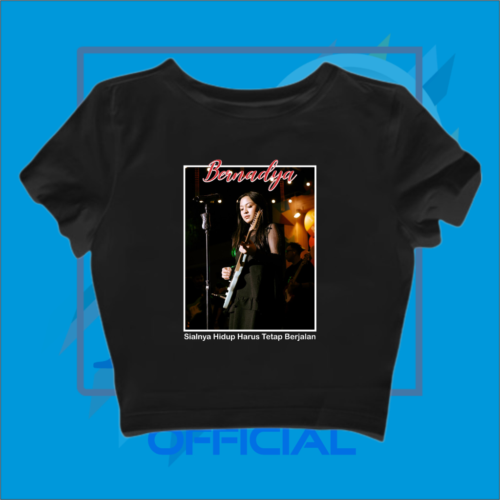 เสื้อครอป BERNADYA - THERE IS LIFE MUST STAY WALKING | เสื้อครอป TEE MEME BERNADYA BERNADYA | เกรปฟร