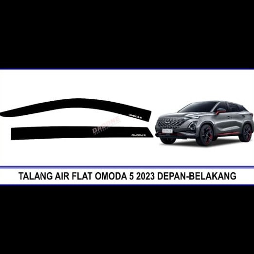 กระบังหน้าประตู Gutter ด้านหลัง Variation Chery Omoda 5 E5 EV5 FLAT รุ่น Dadone ยี่ห้อ