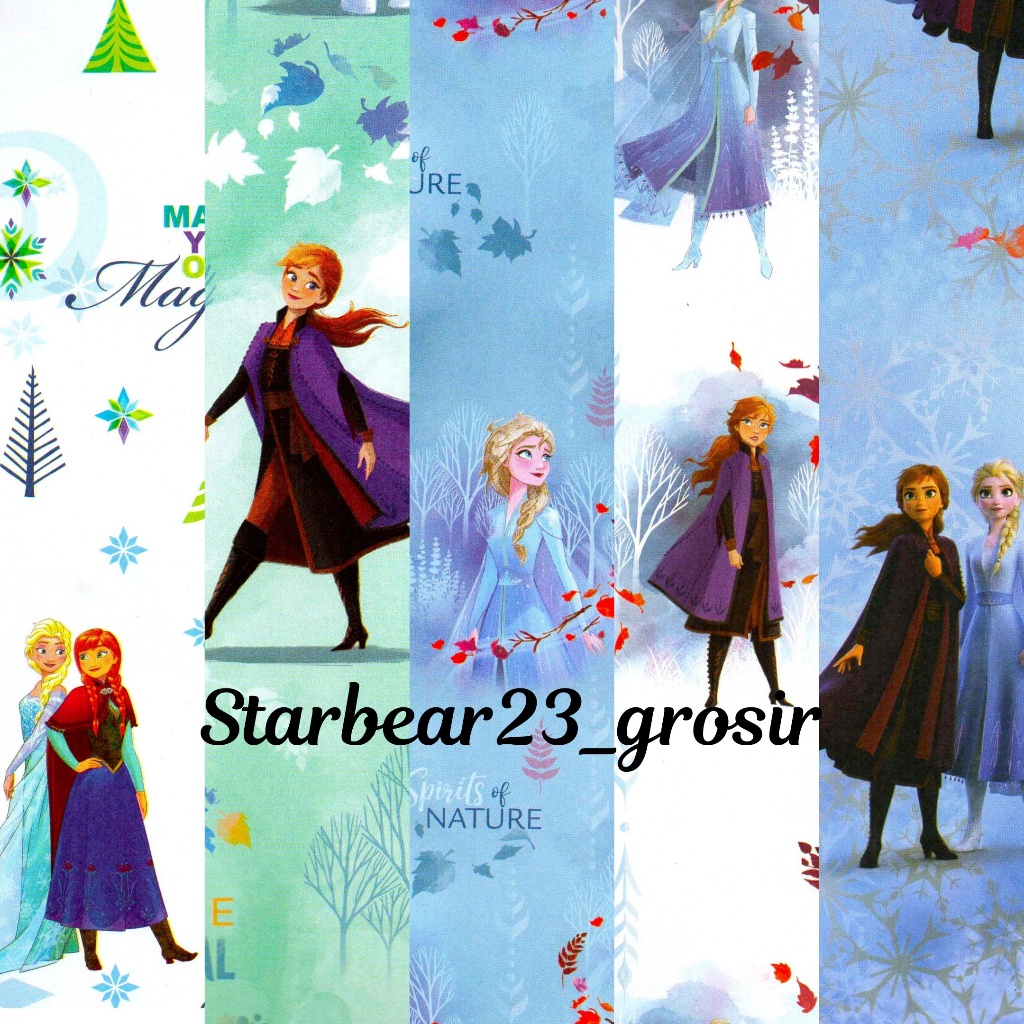 DOFF GIFT PAPER PRINCESS FROZEN ELSA ANNA SANWA