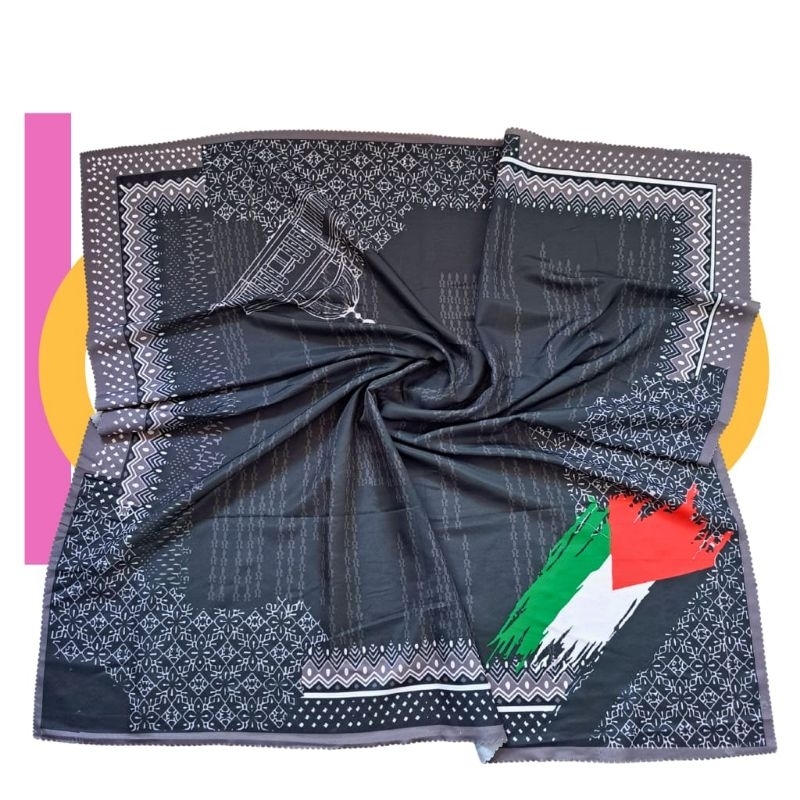 ชุด HIJAB คุณภาพ PALESTIN VOAL PREMIUM 112x112