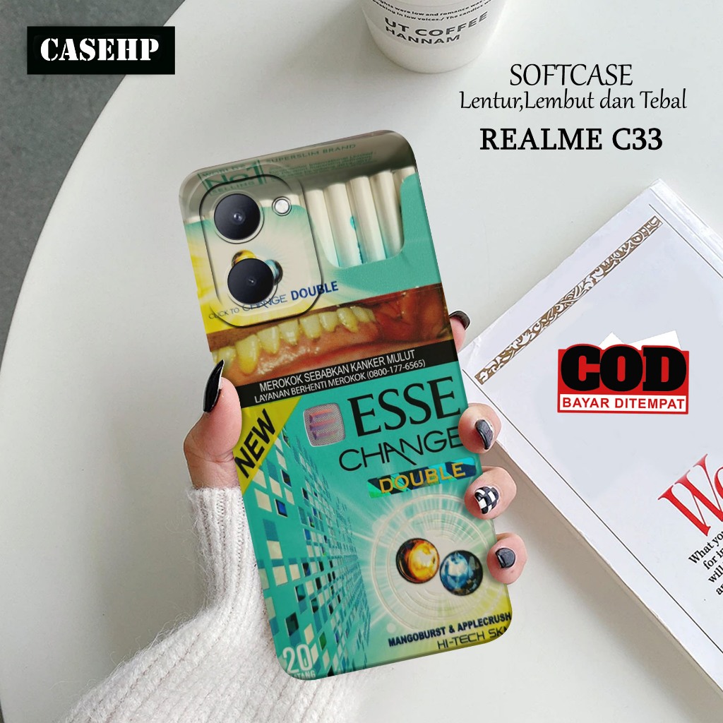 เคส HP REALME C33 - Casehp - เคส REALME C33 - เคสบุหรี่ 1 แฟชั่น - ผิวโทรศัพท์มือถือ - REALME C33 Si
