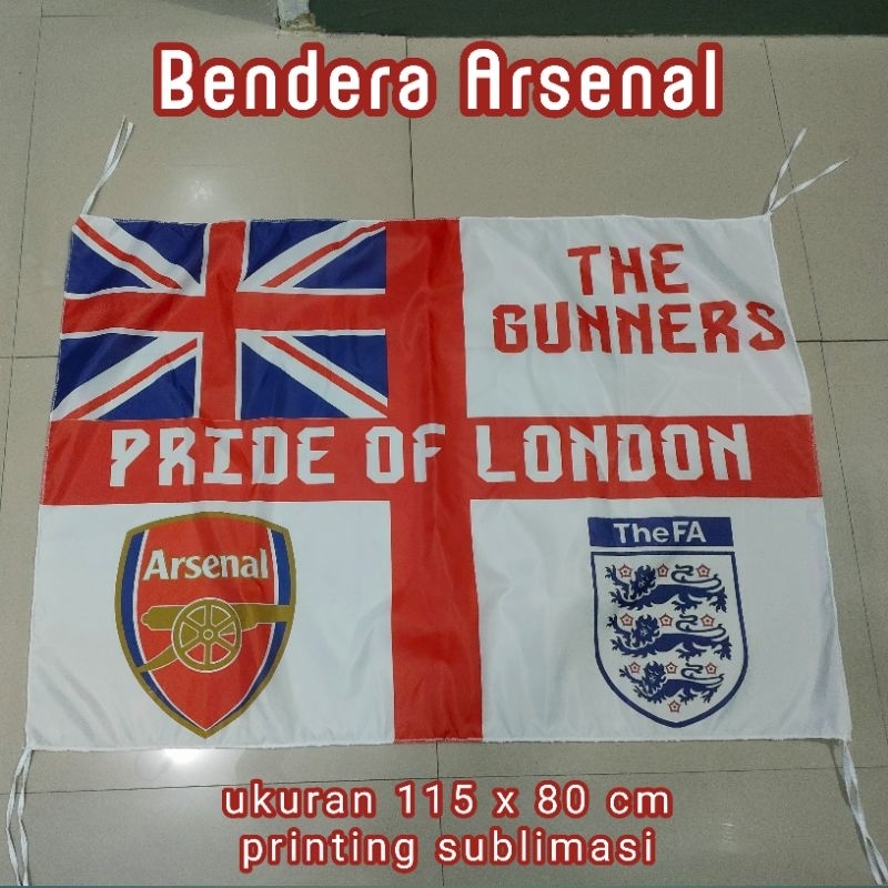 ARSENAL FLAG ARSENAL ENGLAND FLAG