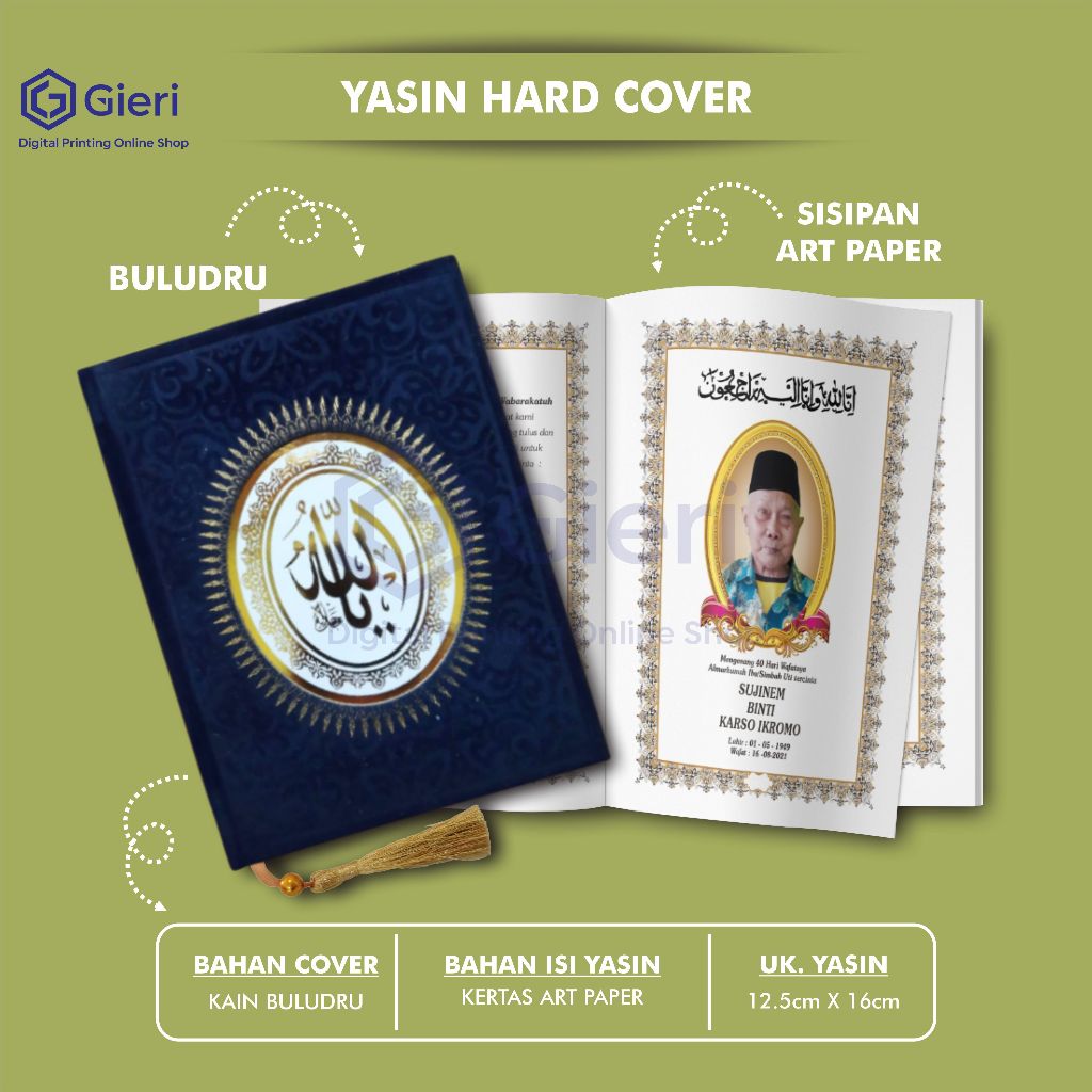 GIERI - YASIN ปกแข็ง 208 PAGES / กระดาษศิลปะ YASIN