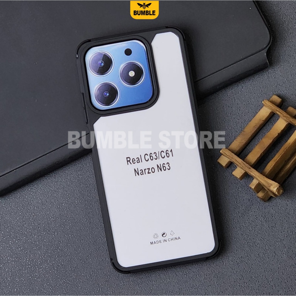 Realme C61 Realme C63 เคส Anti Fall Hybrid เคสกันกระแทก Clear Realme C61 Realme C63