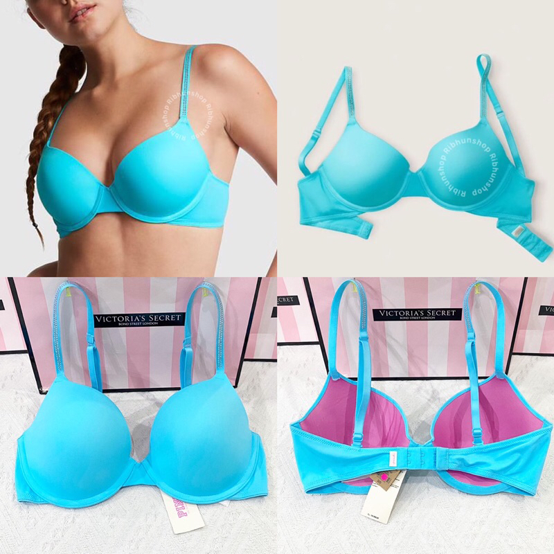 สีชมพู By Victoria Secret Original Wear Everywhere No Push Up Bra Size 32D