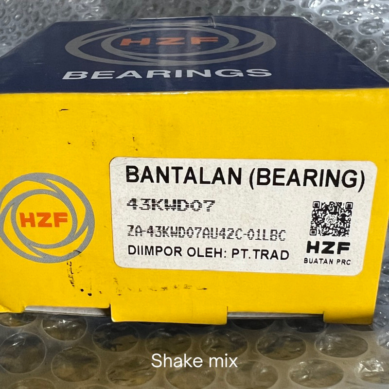 INNOVA FORTUNER HILUX 43KWD07 HZF ASTRA ล้อหน้า LAHAR BEARING