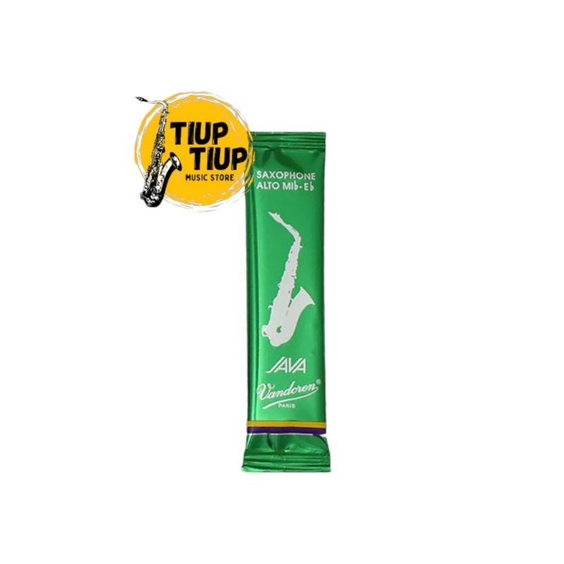 VANDOREN REED SAXOPHONE ALTO JAVA GREEN ต่อ/ชิ้น