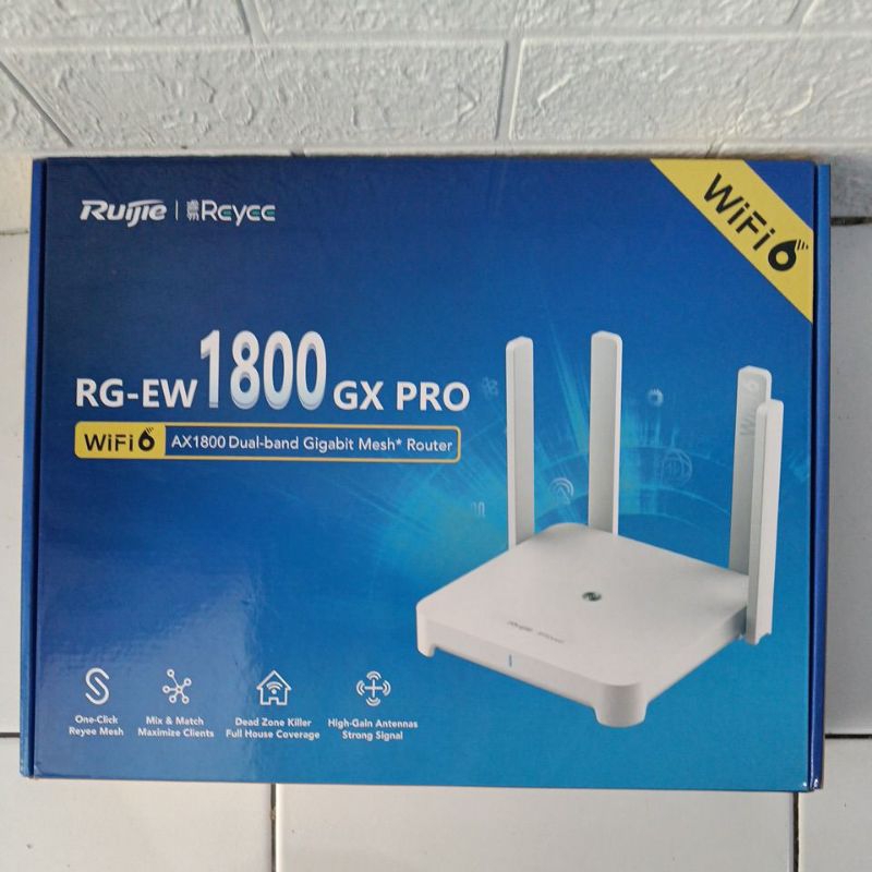 Ruijie Reyee RG-EW1800GX PRO WiFi 6 (รีวิว Ex ใหม่ / สิ้นสุด)