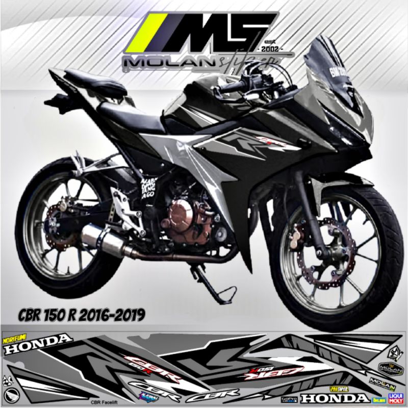 Decal สติกเกอร์ Striping Variation Honda CBR 150 R Facelift Cbr 150 R 2017-2019 Cbr 150 R Livery Dec