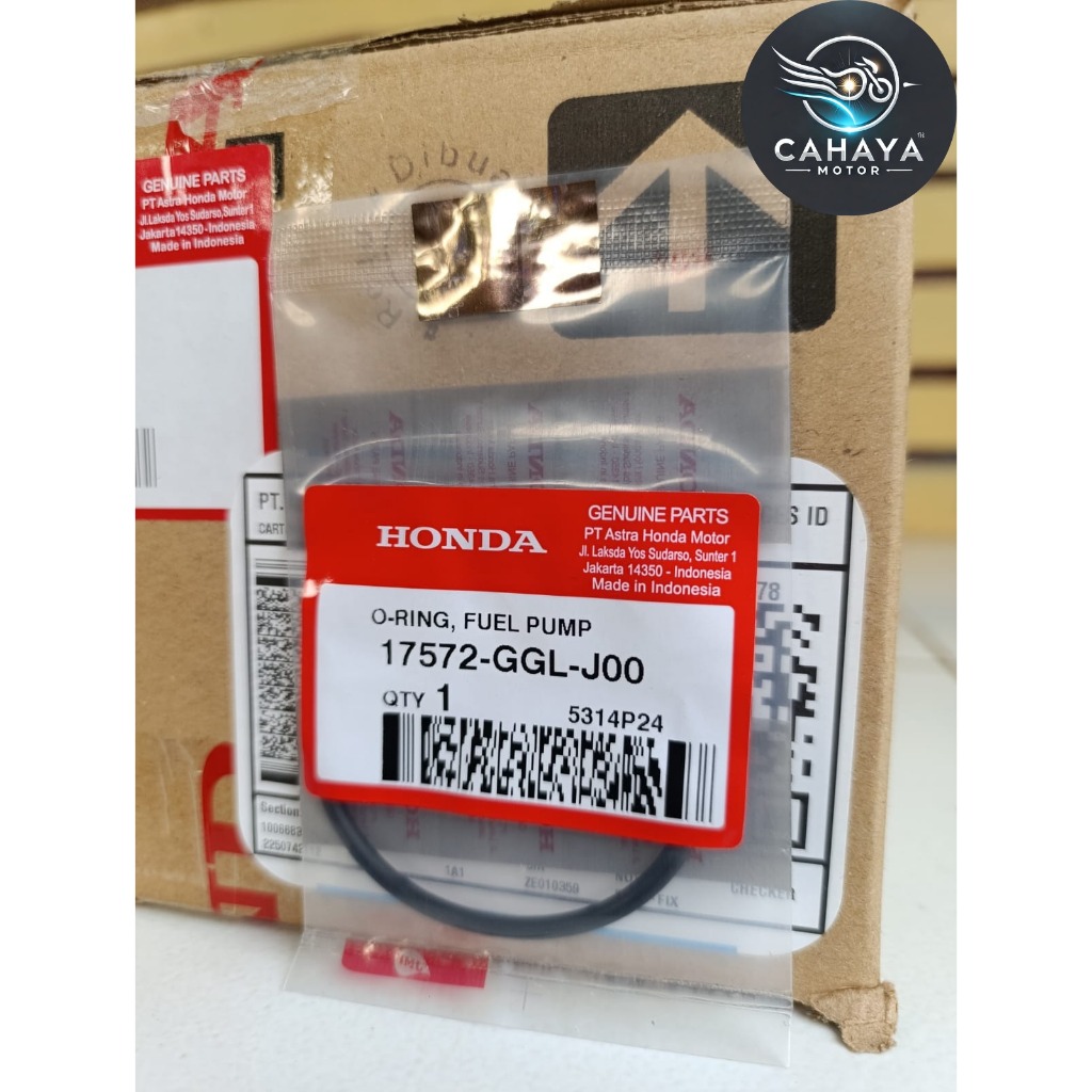 17572-GGL-J00 O-RING FUEL PUMP BEAT VARIO SCOOPY SPACY SUPRA X 125 REVO BLADE FI ของแท้ 100%