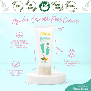 AZALEA SMOOTH FOOT CREAM 35GRAM KRIM PELEMBUT KAKI MINYAK ZAITUN OIL MADU KAKI KERING KASAR