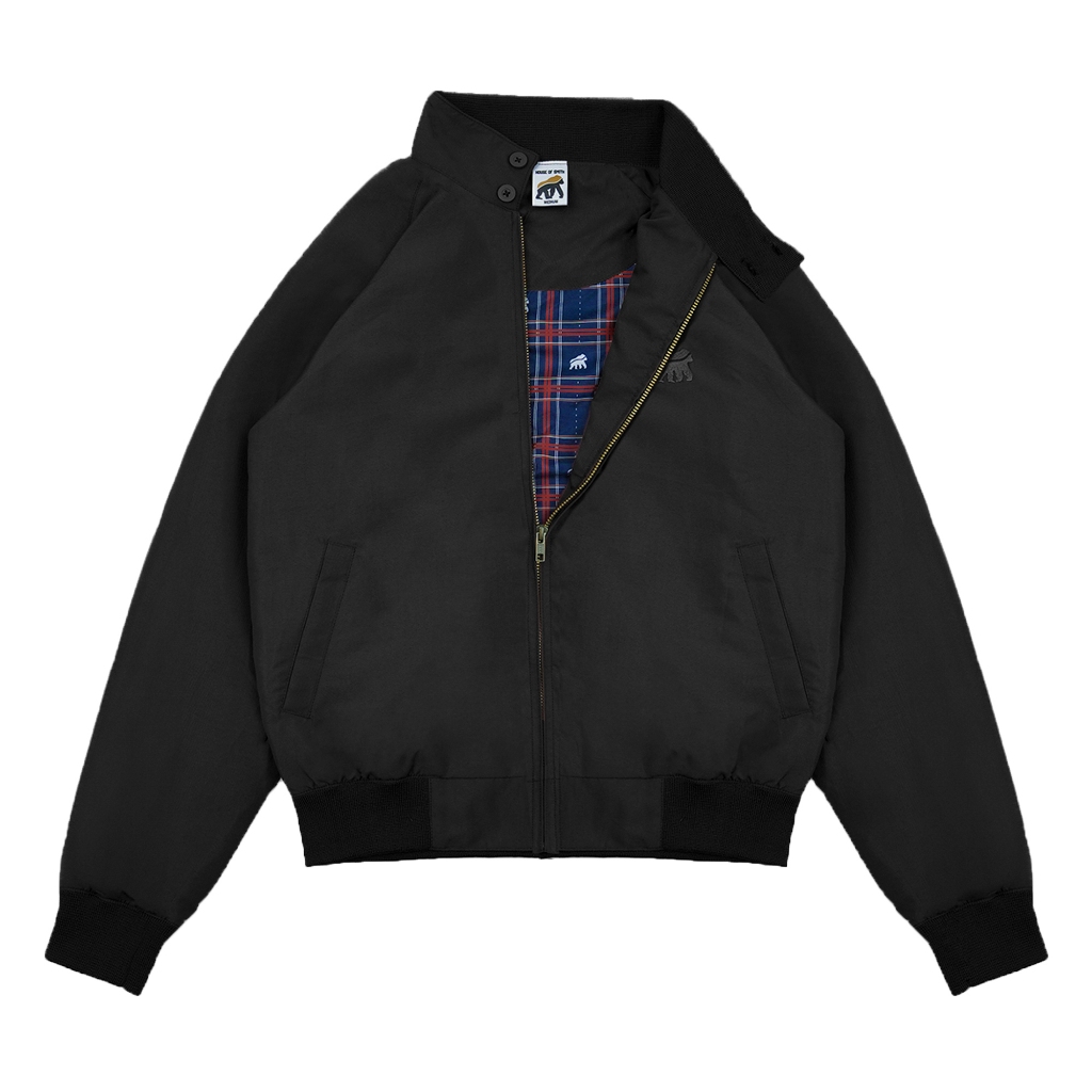 House of Smith Mens Harrington Jacket - Hangor Black 6 - Harrington Jacket