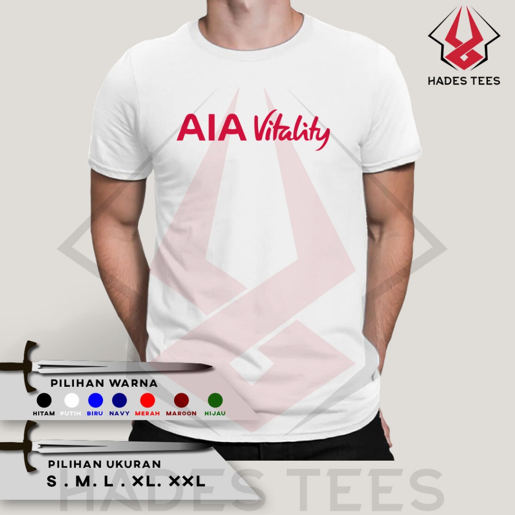 เสื้อยืด AIA VITALITY เสื้อยืดบริษัท Distro