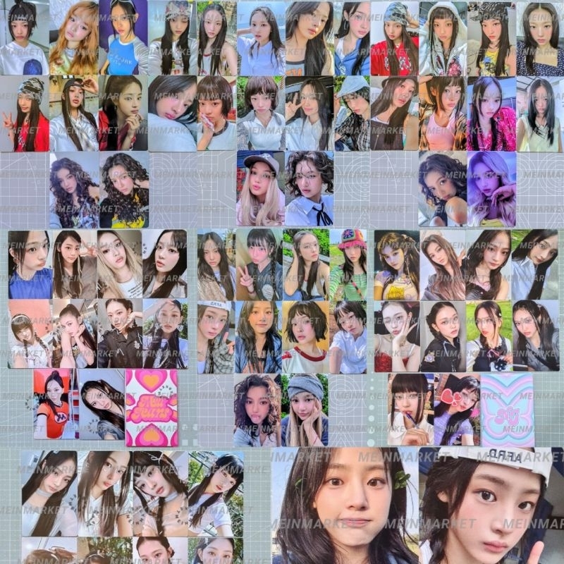 Photocard อย่างเป็นทางการ NewJeans x Line Friends PC Set HowSweet SUPERNATURAL Line Friends V3 Versi