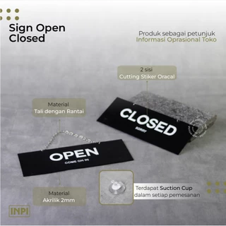 INPI HOUSE Signage Open Closed - ป้ายเปิด-ปิดร้าน - อะคริลิก