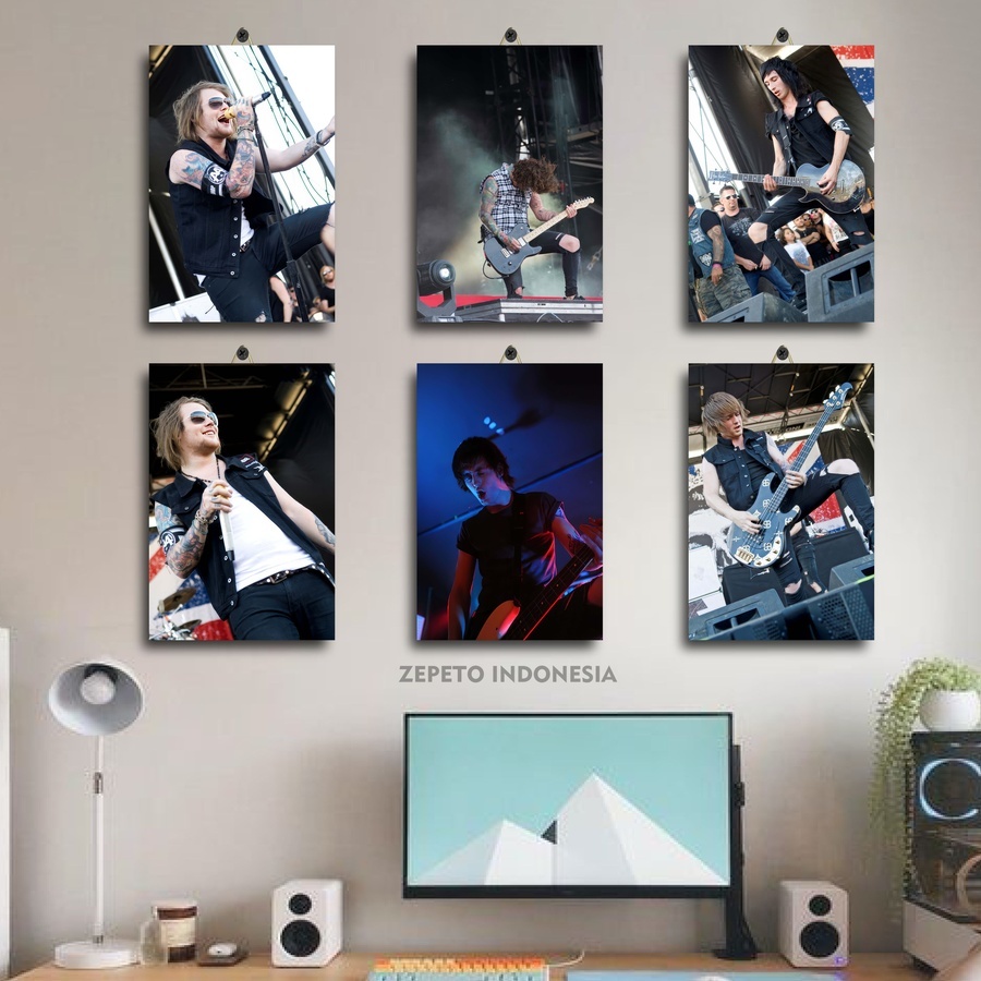 Asking Alexandria Rock Band ตกแต่งห้อง / Zepeto อินโดนีเซีย / ตกแต่งห้อง / 6UA|WGYFG