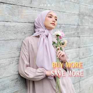 HIRA - Segi Empat Hana Hijabwanitacantik Lasercut | Segi Empat Polos Polycotton Premium | voal paris