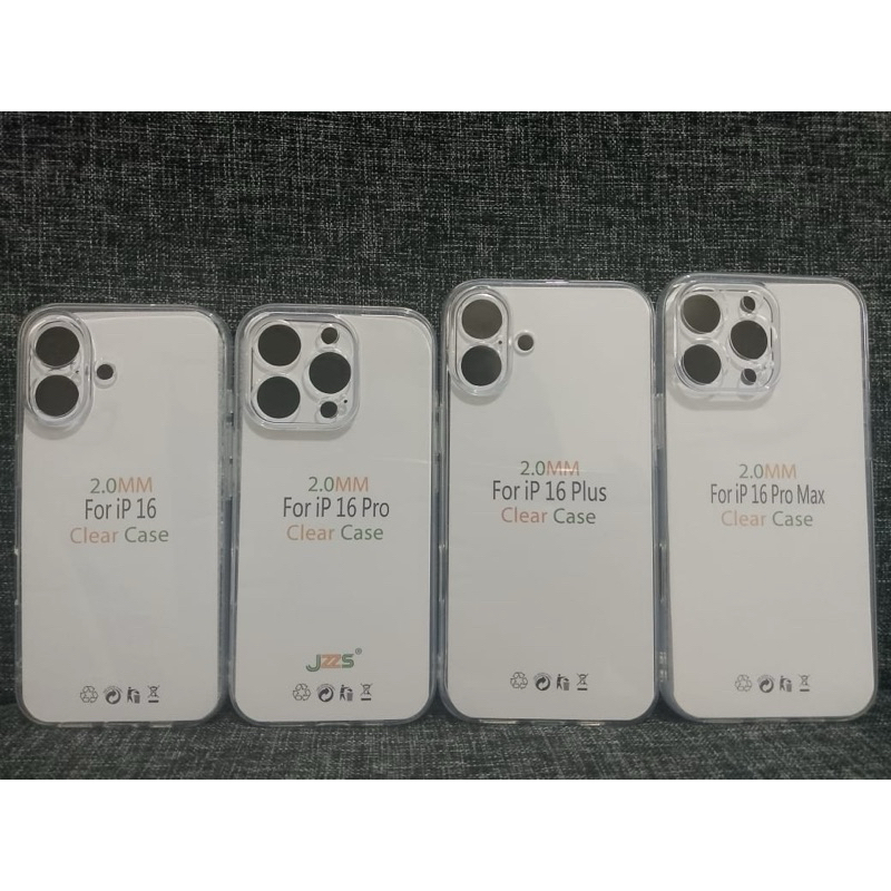 เคสใสแบบนิ่มสําหรับ IPHONE 16, 16 PRO, 16 PLUS, 16 PRO MAX