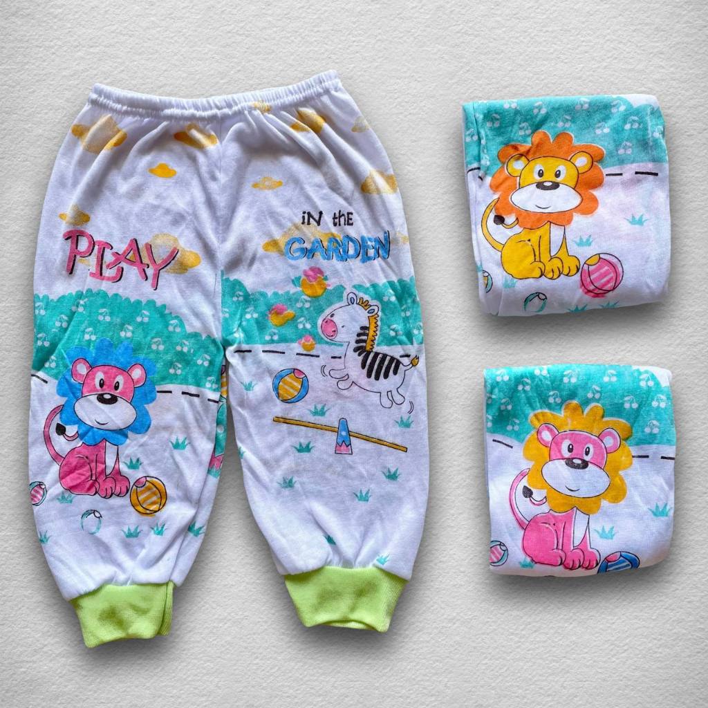 Jolyn 3 ชิ้น SCREEN PRINTED BABY TROUSERS