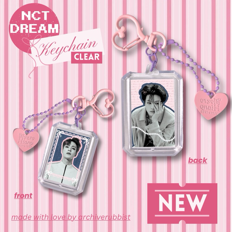 Gantungan Nct DREAM CLEAR พวงกุญแจ | พวงกุญแจเคป๊อป | ที่แขวนกระเป๋า | Jeno JAEMIN MARK HAECHAN JISUNG RENJUN CHENLE