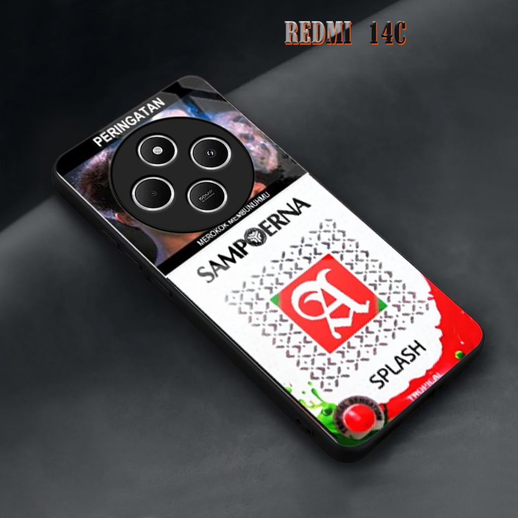 Redmi 14C Glass Softcase - Redmi 14C 2024 - HP Casing - Xiaomi 14C - MC777 - Case All Type