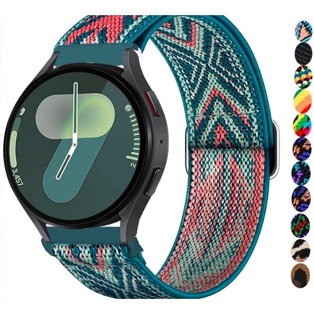 Samsung Galaxy Watch Strap Batik Nylon Nylon 22mm / 20mm Replacement Strap Garmin Watch / Huawei Wat