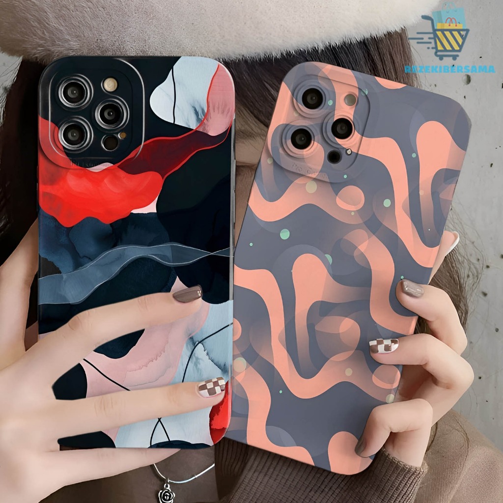 SOFTCASE CASE CASING PROCAMERA CUSTOM ABSTRACT สําหรับ 6 6+ J2 J4+ J5 A1K A3S A5 3 5i 5s A1 2022 4A 