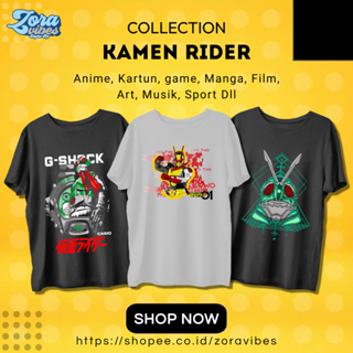 เสื้อยืด ลาย Kamen RIDER สําหรับเด็ก และผู้ใหญ่