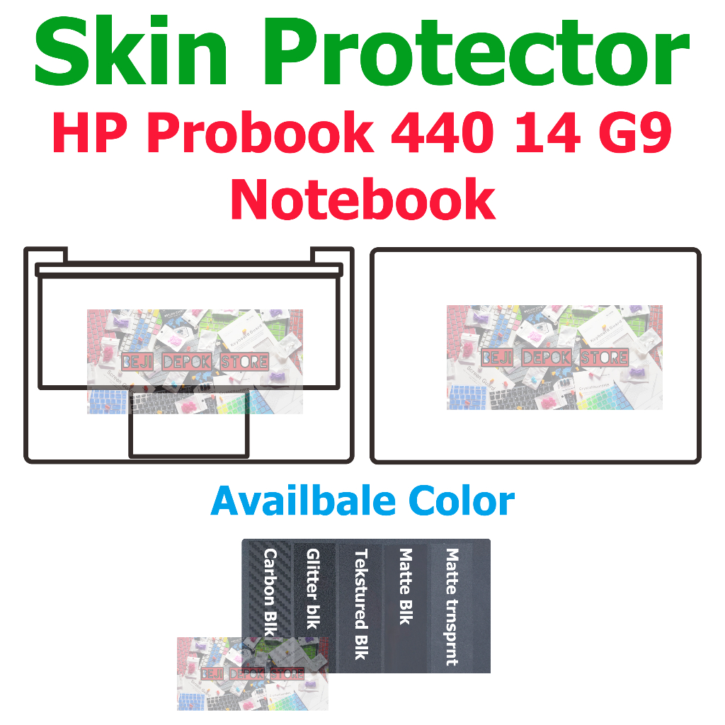 Hp Probook 440 14 G9 Notebook Skin Guard Garskin Protector