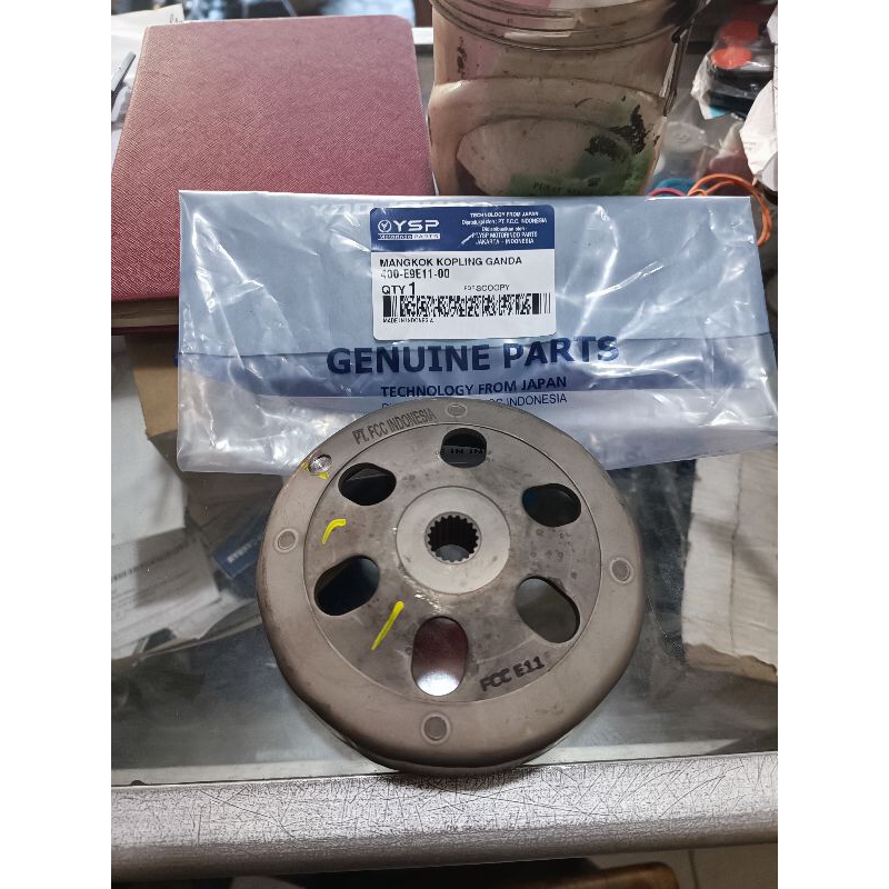 ชามคู่ K16 FCC SCOPY FI ROUGH STARTER BEAT ESP ต้นฉบับ YSP FCC