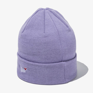 ใหม่ Era Basic Cuff Beanie Coolmax Heart Logo Unisex Beanie สีม่วงอ่อน ของแท้