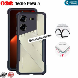 Tecno POVA NEO 3/POVA 5/POVA 5 PRO เคสเกราะคริสตัล กันกระแทก