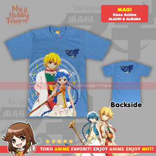 เสื้อยืด ลายการ์ตูนอนิเมะ Aladdins Magi