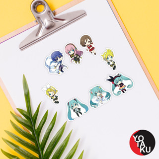 สติกเกอร์ ลายการ์ตูนอนิเมะ Vocaloid Series 1 Hatsune Miku Kaito YOTAKUSHOP